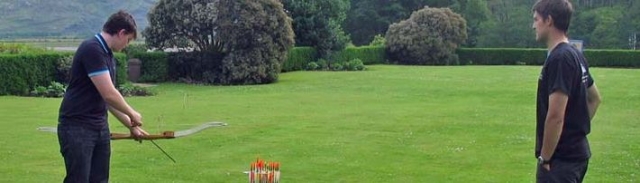  Jalo con arco en los hermosos greens